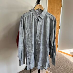 Ermenegildo Zegna Light Gray Dress Shirt